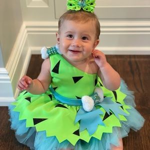 COPY - Pebbles baby girl Halloween costume